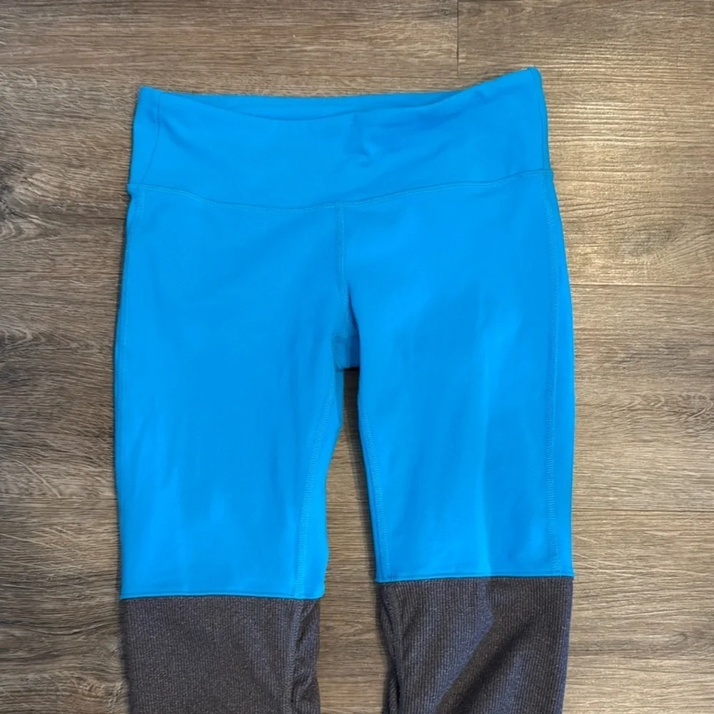 ALO Yoga High Waist Goddess Legging Blue Gray Size Small